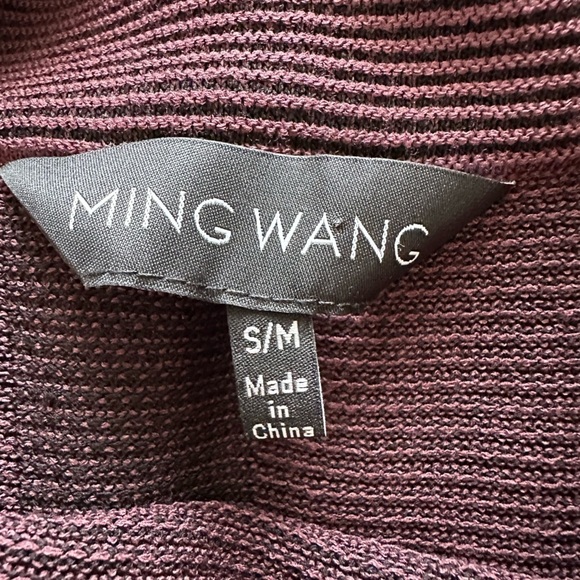 Ming Wang Striped Funnel-Neck Top Size Small - Picture 3 of 9